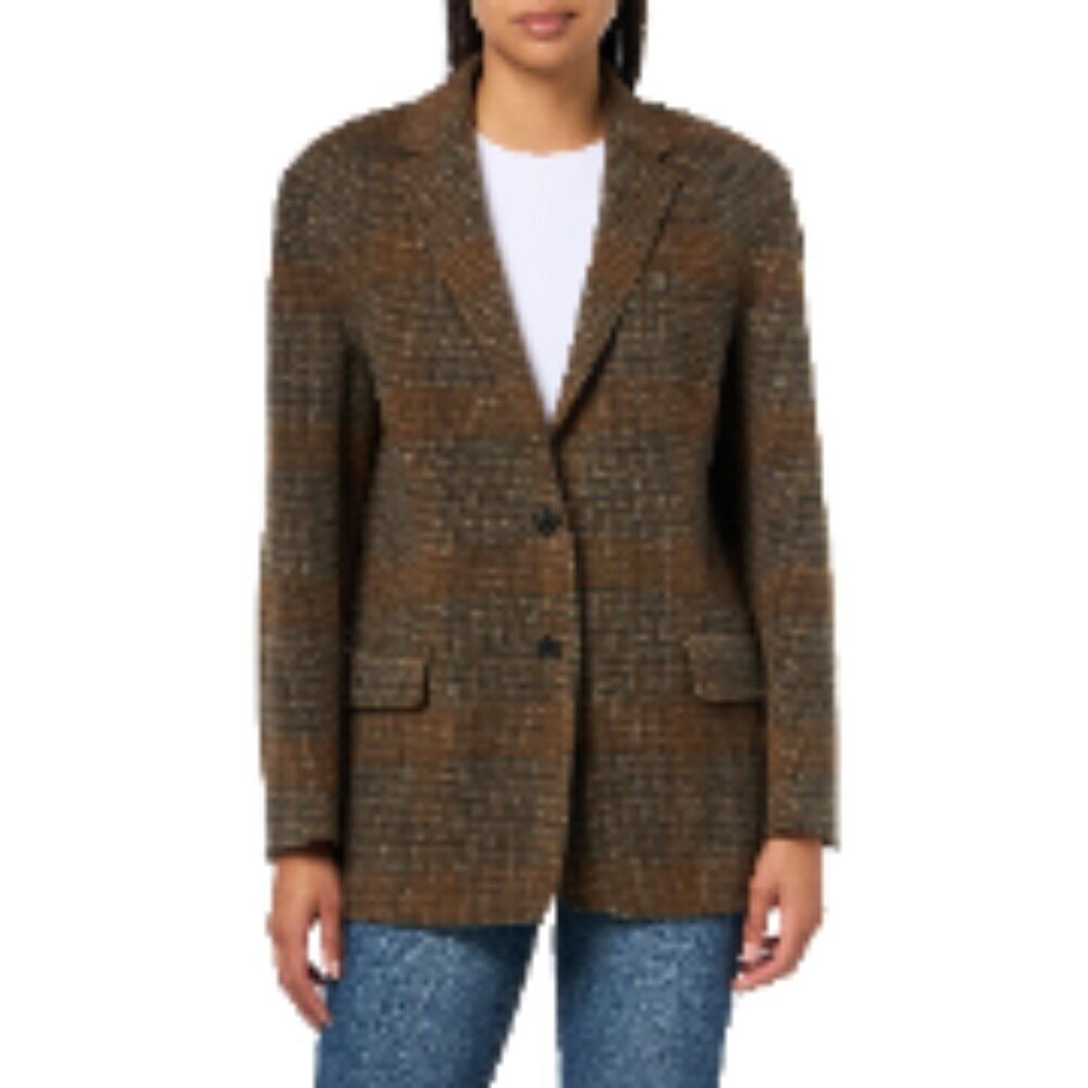 Oversized Tailored Wool Jacket, Double Face, Semi-Formal